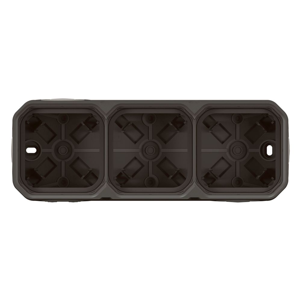 Legrand Aufputzgehäuse Plexo New 3-fach, 82x226x57mm, Thermoplast, Anthrazit, 069603L... LEGRAND-069603L 3414971879904 (Abb. 8)