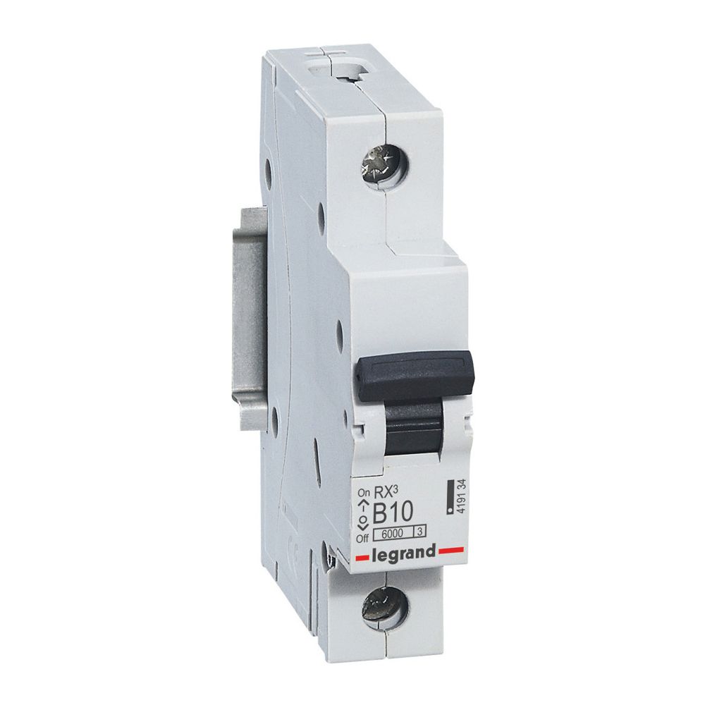 Legrand Leitungsschutzschalter RX3 419134, 10A, 1-polig, 6kA, 1TE, Grau... LEGRAND-419134 3414970366665 (Abb. 3)