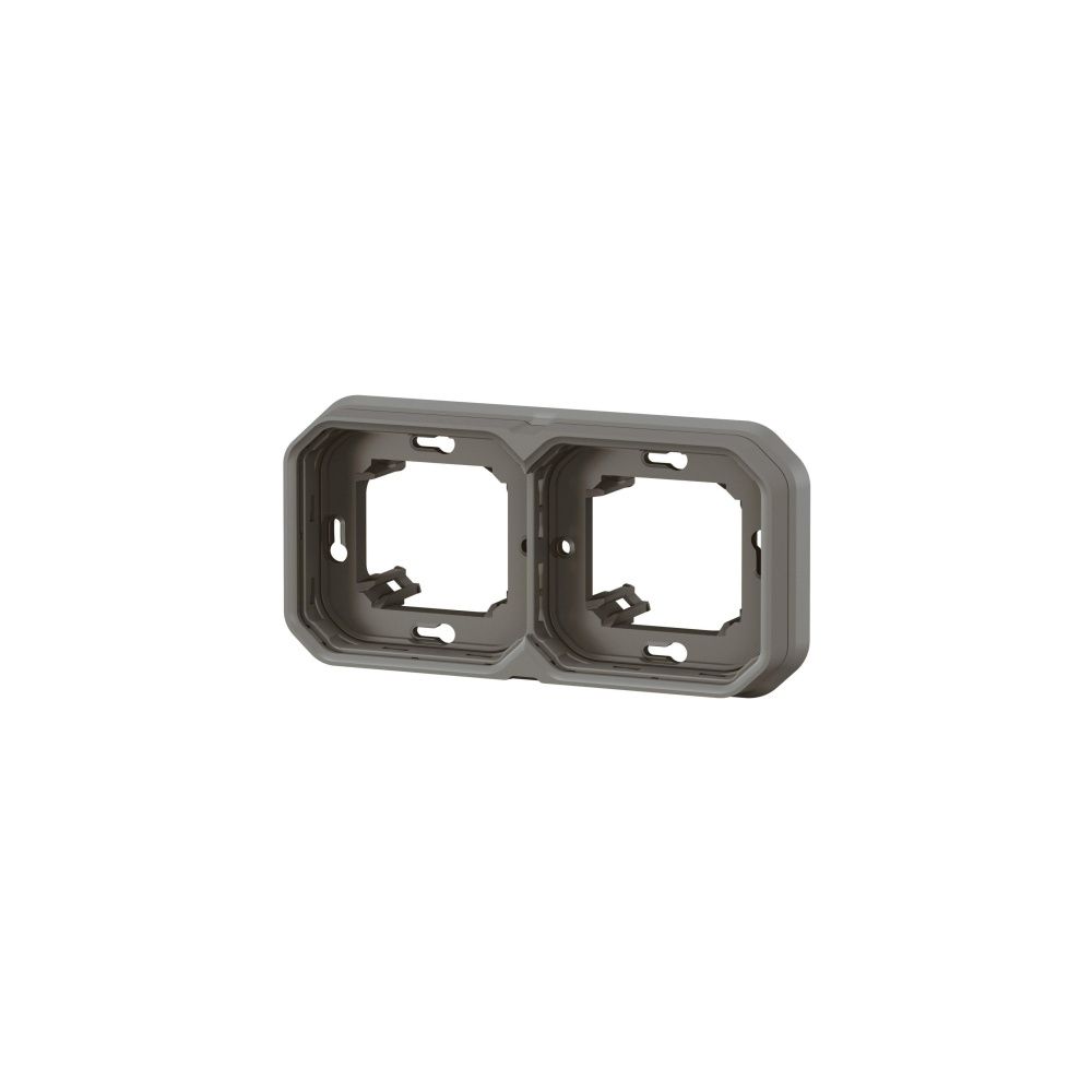 Legrand Tragring Plexo New 2fach, 156x85x43,5mm, Thermoplast, Anthrazit, 069607L... LEGRAND-069607L 3414971879980 (Abb. 4)