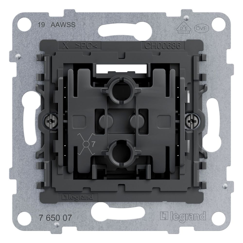 Legrand Kreuzschalter SEANO, 10 AX, Unterputz, 27,3mm, 765007... LEGRAND-765007 3414972547369 (Abb. 6)