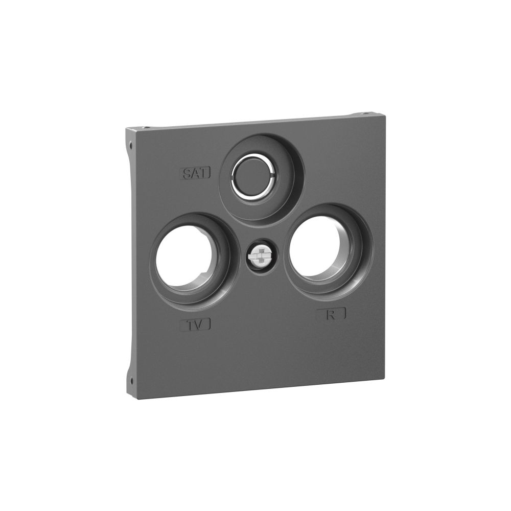 Legrand SEANO Abdeckung TV-R-SAT, Zentralplatte, Unterputz, Kunststoff, Anthrazit, 56,7... LEGRAND-765456 3414972545013 (Abb. 3)