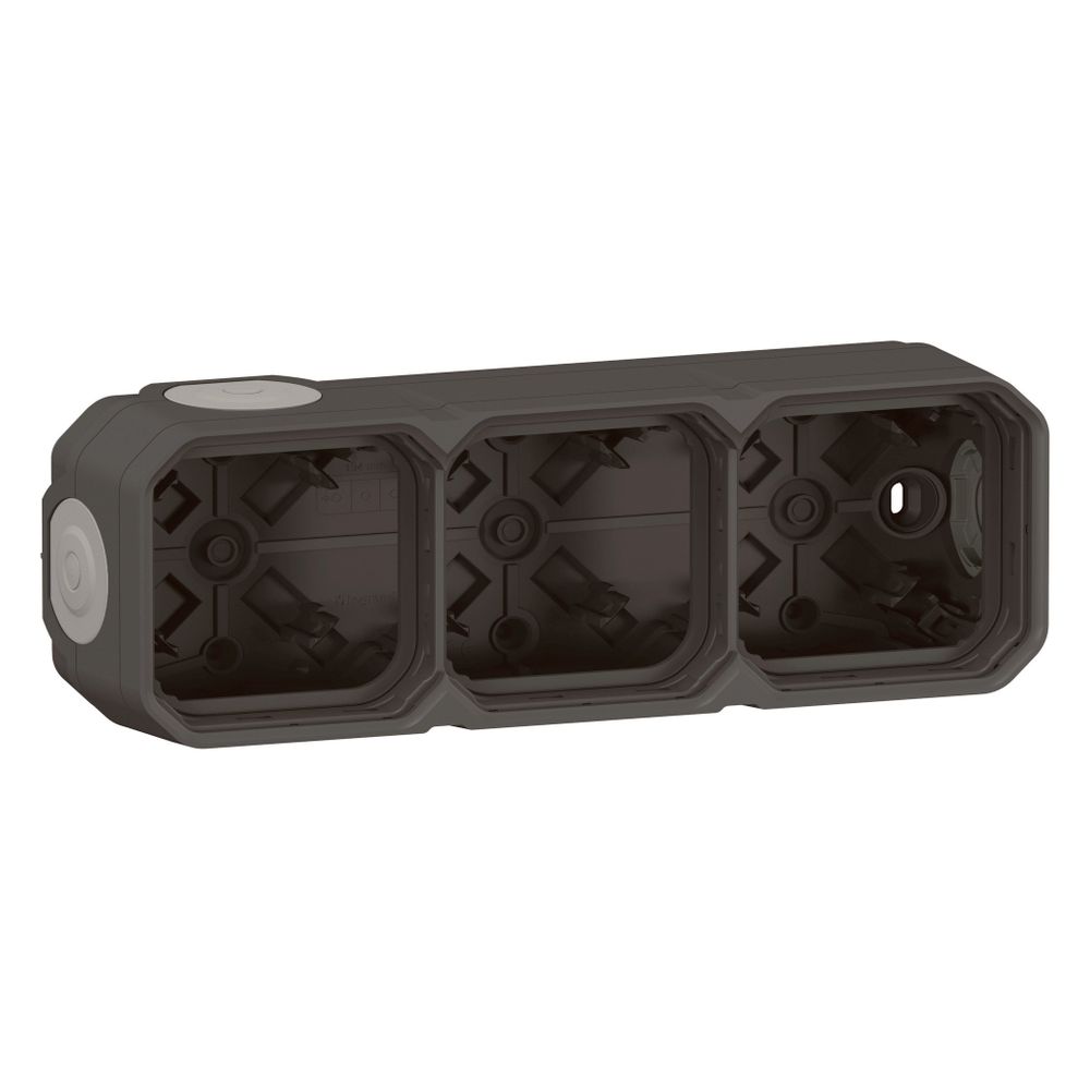 Legrand Aufputzgehäuse Plexo New 3-fach, 82x226x57mm, Thermoplast, Anthrazit, 069603L... LEGRAND-069603L 3414971879904 (Abb. 7)