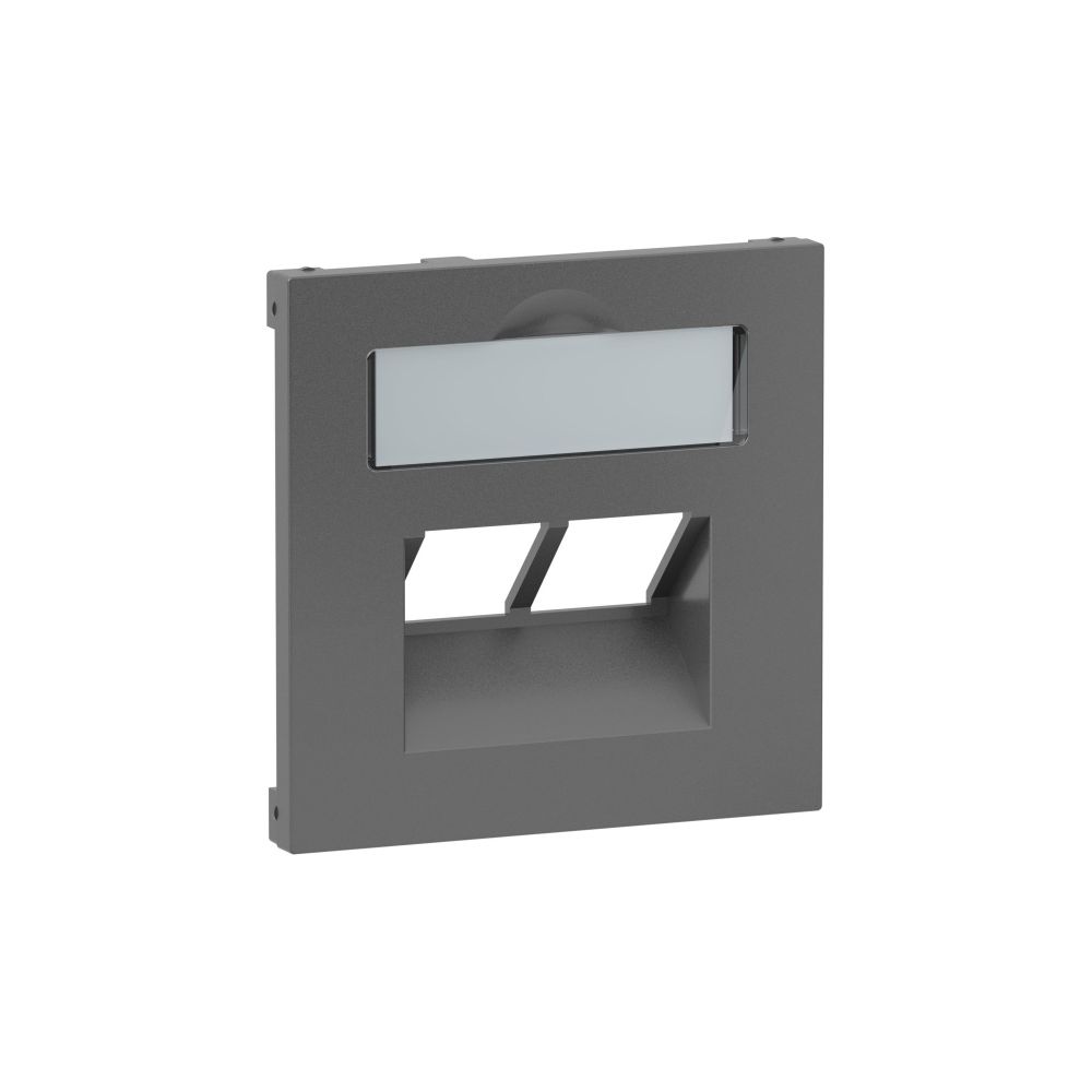 Legrand SEANO Zentralplatte für 2x RJ45 Datendosen, mit Beschriftungsfeld, Unterputz, K... LEGRAND-765459 3414972544771 (Abb. 3)