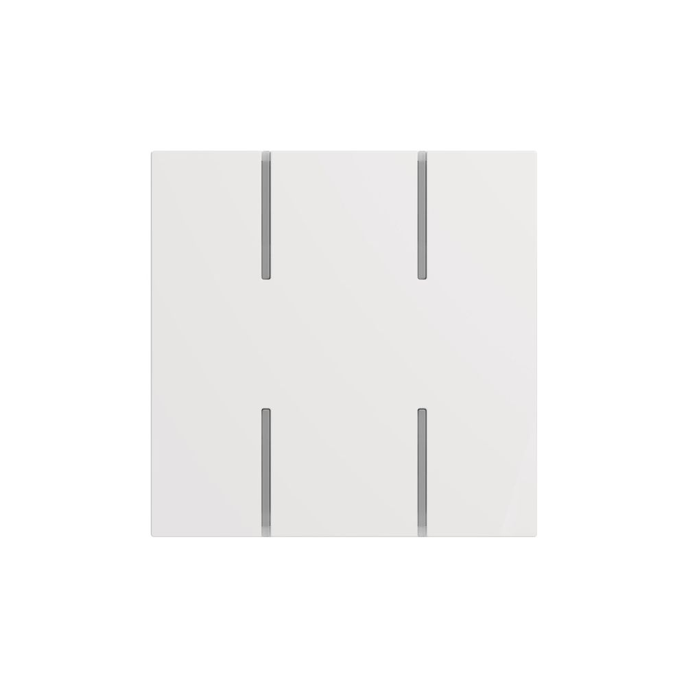 Legrand Tastenabdeckung Seano 2-modulig, 55,5x55,5x6,7mm, Kunststoff, Ultraweiss, 76561... LEGRAND-765614 3414972617529 (Abb. 4)