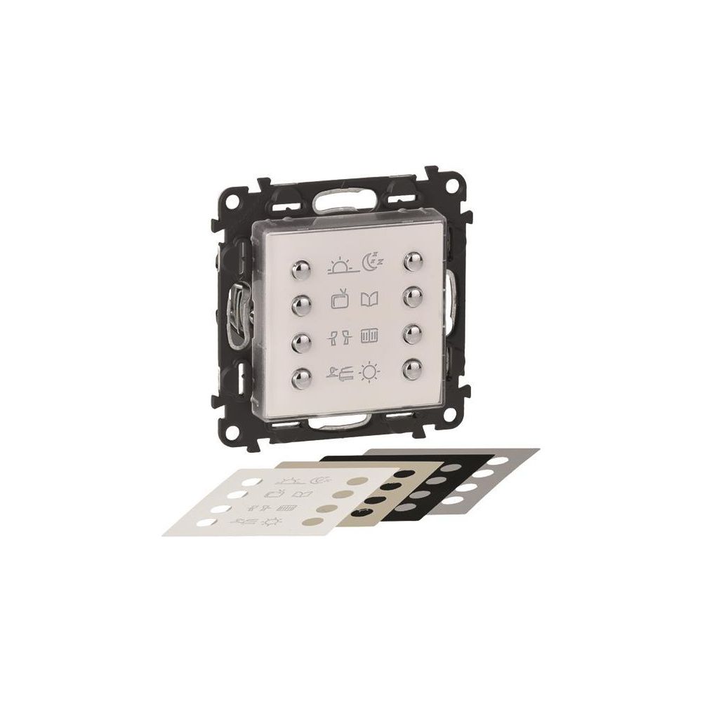 Legrand Szenariotaster myHome Valena Life 8-fach, Unterputz, mit LED-Anzeige, mit Besch... LEGRAND-752199 3414970567956 (Abb. 2)
