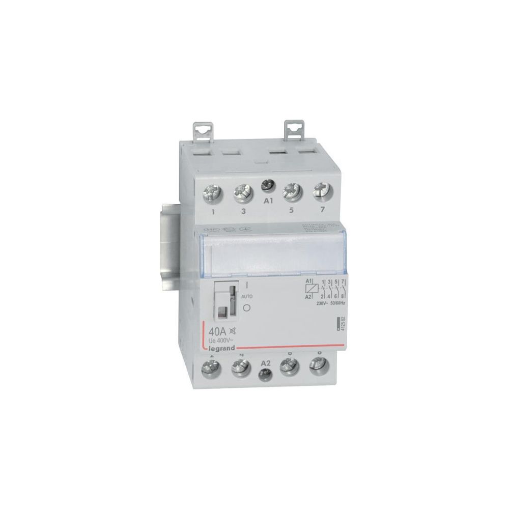 Legrand Installationsschütz CX3, 40A, 4 Schließer, 230V, mit Handschalter, 412562... LEGRAND-412562 3245064125628 (Abb. 2)
