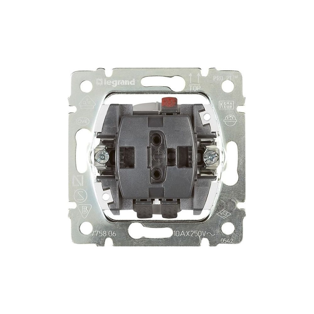 Legrand Wipptaster-Einsatz 1-polig, 250V 10A, Unterputz, Kunststoff, Grau... LEGRAND-775811 3245067758113 (Abb. 3)