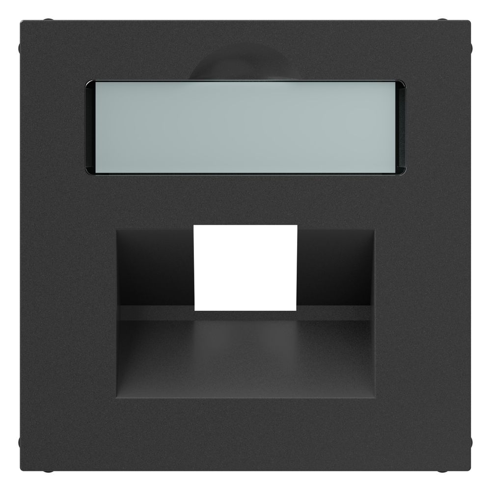 Legrand SEANO Zentralplatte für RJ45, mit Beschriftungsfeld, Unterputz, Kunststoff, Ant... LEGRAND-765458 3414972544894 (Abb. 2)