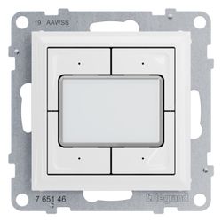 Legrand Szenentaster Seano MyHome, 4 Kanäle, Unterputz, Kunststoff, Ultraweiss, 765612... LEGRAND-765612 3414972617185 (Abb. 1)