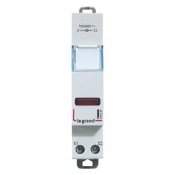 Legrand Meldeleuchte CX3, 1-fach, 110/400V AC, 1TE, Rot, 412927... LEGRAND-412927 3414970531612 (Abb. 1)