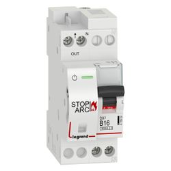 Legrand Brandschutzschalter DX3 STOP ARC, 16A, 6kA, 2TE, 415922... LEGRAND-415922 3414971169388 (Abb. 1)