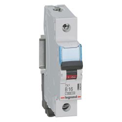Legrand Leitungsschutzschalter TX3 B 16A, 1-polig, 10kA, 1TE, Grau, 404084... LEGRAND-404084 3414970391858 (Abb. 1)