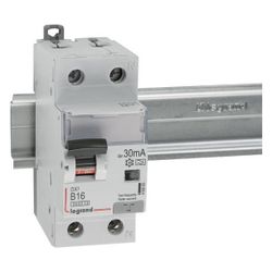 Legrand FI/LS-Schalter DX3, 16A, B-Charakteristik, 1P+N, 6kA, 30mA, Typ A, 230V, 2TE, G... LEGRAND-410965 3414970351401 (Abb. 1)
