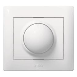 Legrand Abdeckung Drehdimmer Galea, Drehknopf, Kunststoff, Ultraweiß, 771068... LEGRAND-771068 3245067710685 (Abb. 1)