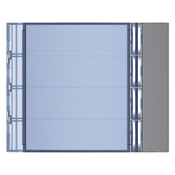 Legrand BTicino Frontblende Ruftastenmodul SFERA 4RT Allstreet, 91x114x10mm, Kunststoff... LEGRAND-352043 8005543449271 (Abb. 1)