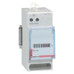 Legrand Betriebsstundenzähler Rex 2000 HC2, 230V, 50Hz, 2 TE, IP2X, 004694... LEGRAND-004694 4010957046941 (Abb. 1)