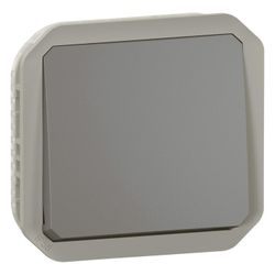 Legrand Taster Plexo New, 10A, 250V, IP55, IK08, Kunststoff, Anthrazit, 069841L... LEGRAND-069841L 3414971883642 (Abb. 1)