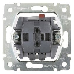 Legrand Jalousieschalter-Einsatz 775804, 10A, 250V, Unterputz, 71x71x61mm... LEGRAND-775804 3245067758045 (Abb. 1)