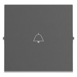 Legrand Wippe SEANO mit Klingelsymbol, IP20, 55,6x56x8,2mm, Thermoplast, Anthrazit, 765... LEGRAND-765412 3414972542647 (Abb. 1)