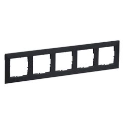 Legrand 5-fach Rahmen SEANO, 87x372mm, Kunststoff, Anthrazit, 765475... LEGRAND-765475 3414972550055 (Abb. 1)