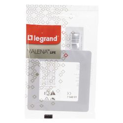 Legrand Abdeckrahmen Valena Life 1-fach, 86x86x10mm, Thermoplast, Ultraweiß, 754001... LEGRAND-754001 3414970454201 (Abb. 1)