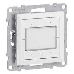 Legrand Szenentaster Seano MyHome, 4 Kanäle, Unterputz, Kunststoff, Ultraweiss, 765612... LEGRAND-765612 3414972617185 (Abb. 1)