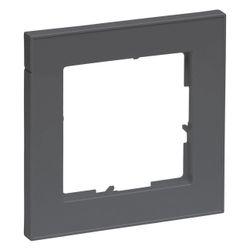 Legrand 1-fach Rahmen SEANO+, 86x86x10mm, Kunststoff, Anthrazit, 765481... LEGRAND-765481 3414972548076 (Abb. 1)