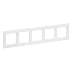 Legrand 5-fach Rahmen SEANO, 87x372mm, Kunststoff, Ultraweiß, 765175... LEGRAND-765175 3414972550024 (Abb. 1)