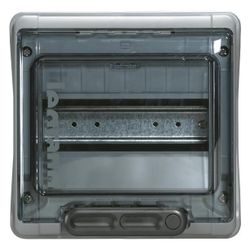 Legrand Feuchtraumverteiler Plexo3, IP65, IK09, 1-reihig, 8 Module, 200x200x115,6mm, Ku... LEGRAND-601978 3245066019789 (Abb. 1)