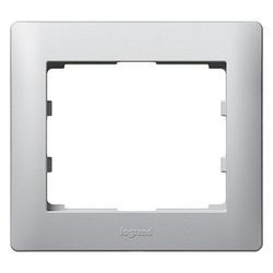 Legrand Rahmen 1-fach Galea Soft, 83x91x12mm, Kunststoff, Aluminium, 771301... LEGRAND-771301 3245067713013 (Abb. 1)