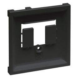 Legrand Abdeckung SEANO Zentralplatte, Unterputz, Kunststoff, Schwarz, 56,7x56,7x9,7mm,... LEGRAND-765355 3414972545761 (Abb. 1)