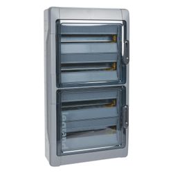 Legrand Feuchtraumverteiler Plexo³, 4-reihig, 72 Module, IP65, IK09, 822x448x161mm, Kun... LEGRAND-601988 3245066019888 (Abb. 1)