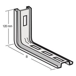 Legrand Cablofil Wandkonsole CS300, 700N, 100x51x345mm, Stahl, sendzimirverzinkt, CM0... LEGRAND-CM002720 3599070027200 (Abb. 1)