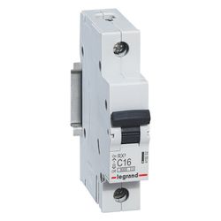 Legrand Leitungsschutzschalter RX3 419202, 16A, 1-polig, 6kA, 1TE, Grau... LEGRAND-419202 3414970367525 (Abb. 1)