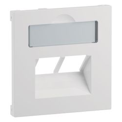 Legrand Abdeckung SEANO, 2x RJ45, mit Beschriftungsfeld, Unterputz, Kunststoff, Ultrawe... LEGRAND-765159 3414972544740 (Abb. 1)