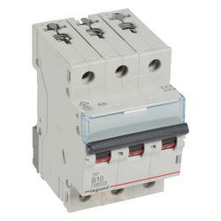 Legrand Leitungsschutzschalter TX3 B 10A, 3-polig, 6kA, 400V, 3TE, Grau, 403400... LEGRAND-403400 3414970387509 (Abb. 1)