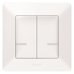 Legrand Funk-Wandsender Valena Life with Netatmo 2-fach, 2400 MHz, 185 m, IP40, 86x86x1... LEGRAND-752187 3414971154315 (Abb. 1)