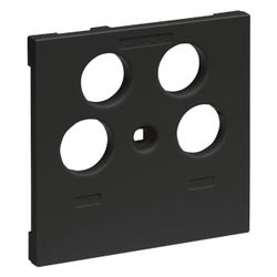Legrand SEANO Abdeckung TV-R-SAT-SAT, Unterputz, Kunststoff, Schwarz, 765357... LEGRAND-765357 3414972545167 (Abb. 1)
