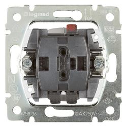 Legrand Kreuzschalter-Einsatz, 10A, 250V, 71x71x32,5mm, 775807... LEGRAND-775807 3245067758076 (Abb. 1)