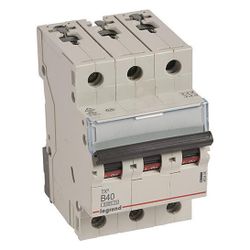 Legrand Leitungsschutzschalter TX3 B 40A, 3-polig, 6kA, 400V, 3TE, Grau, 403406... LEGRAND-403406 3414970387622 (Abb. 1)