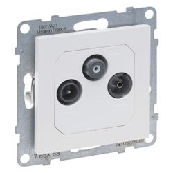 Legrand Durchgangsdose SEANO, 14 dB, Unterputz, Kunststoff, Ultraweiß, 765168... LEGRAND-765168 3414972552172 (Abb. 1)