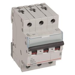 Legrand Leitungsschutzschalter TX3 B 25A, 3-polig, 6kA, 400V, 3TE, Grau, 403404... LEGRAND-403404 3414970387585 (Abb. 1)