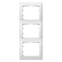 Legrand Rahmen 3-fach senkrecht Galea, 91x225x12mm, Kunststoff, Ultraweiß, 771007... LEGRAND-771007 3245067710074 (Abb. 1)