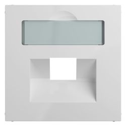 Legrand SEANO Zentralplatte 1x RJ45, mit Beschriftungsfeld, Unterputz, Kunststoff, Ultr... LEGRAND-765158 3414972544863 (Abb. 1)