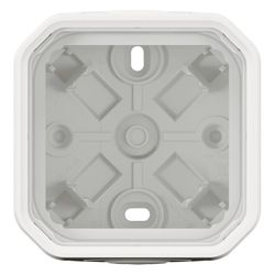 Legrand Aufputzgehäuse Plexo New 1fach, IP44, 82x85x57mm, Thermoplast, Ultraweiß, 0696... LEGRAND-069689L 3414971881518 (Abb. 1)