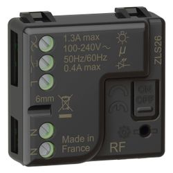 Legrand Mikromodul Ein/Aus Valena with Netatmo, 300W, 230V, Kunststoff, Schwarz, 064888... LEGRAND-064888 3414971396449 (Abb. 1)