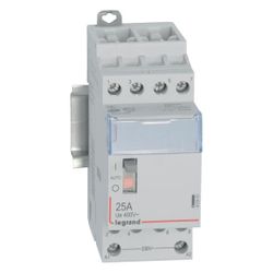 Legrand Installationsschütz CX3 4S, 230V, 25A, mit Handschalter, 2 TE, 94,9x35,6x72,6mm... LEGRAND-412551 3245064125512 (Abb. 1)