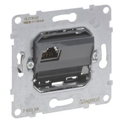 Legrand SEANO Datendose RJ45 Kat. 6A, Unterputz, 72,9x72,9x36mm, mit Staubschutz, 76505... LEGRAND-765058 3414972551915 (Abb. 1)
