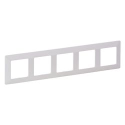 Legrand Abdeckrahmen Valena Life 5-fach, 370x86x10mm, Thermoplast, Ultraweiß, 754005... LEGRAND-754005 3414970454300 (Abb. 1)