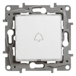 Legrand Taster Niloe, beleuchtet, mit Beschriftungsfeld, Unterputz, 250V, 6A, Kunststof... LEGRAND-664515 3245066645155 (Abb. 1)